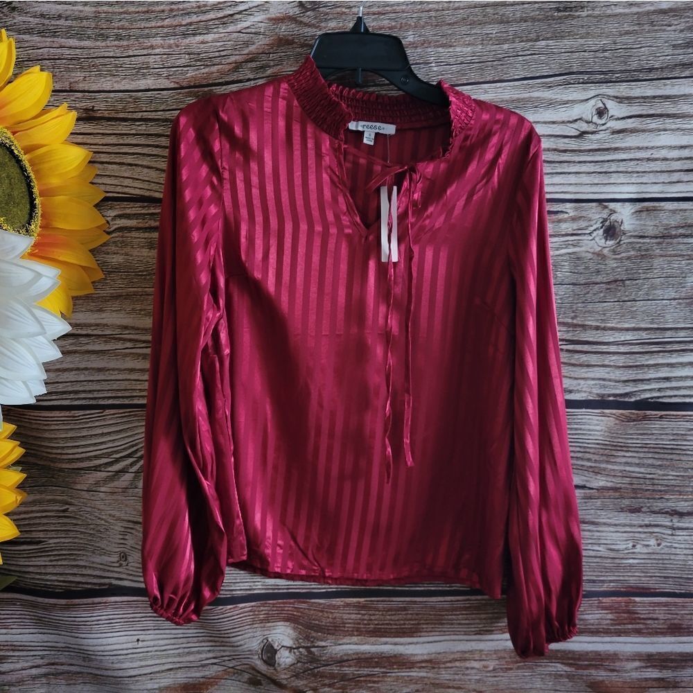 Reese Women's Long Sleeve Blouse NWT